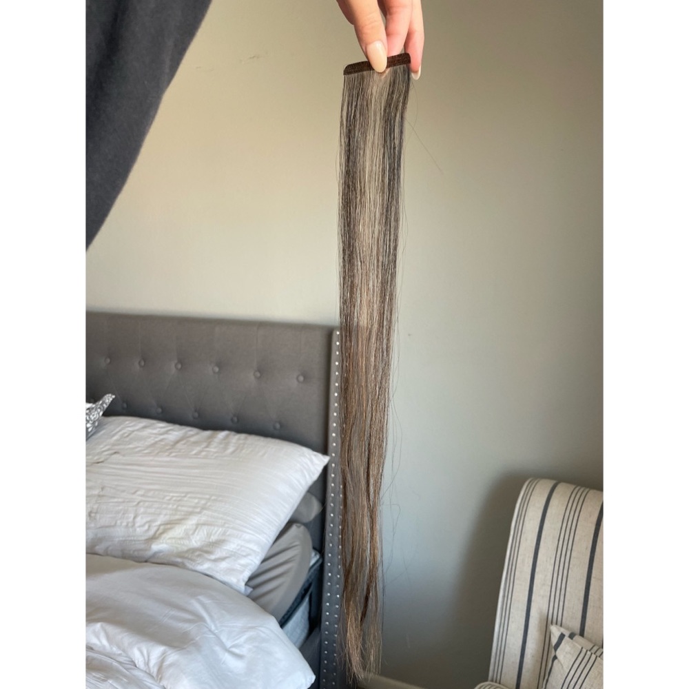18” Dark Brown Tape In Hair Extensions 100% Remy Human Hair - Easy Hair Pro - Picture 4 of 10